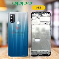 Oppo A53 Back Panel + Middle - Blue