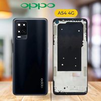 Oppo A54 4G Back Panel + Middle - Black