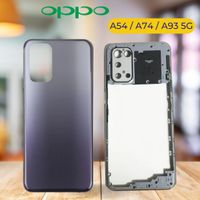 Oppo A54 5G Back Panel + Middle - Black