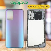 Oppo A54 5G Back Panel + Middle - Purple