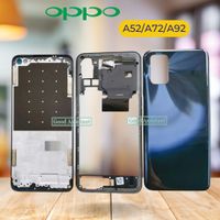 Oppo A72 Back Panel + Middle - Black