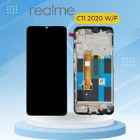 Realme C11 2020 Incell With Frame Display - Black