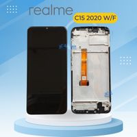 Realme C15 2020 ORG With Frame Display - Black