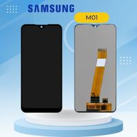 Samsung M01 Big Connetor ORG Display - Black