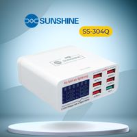 Sunshine SS-304Q 6 PORT USB Intelligent Lightning Fast Device Charger Set