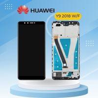 Huawei Y9 2018 Display SKP With Frame - Black